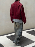 Force Stitch Leather Jacket
