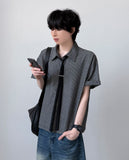 Offer Striped Crop Shirt