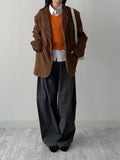 Varnish Cotton Wide Pants