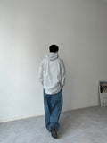 Deep Tuck Wide Blue Denim