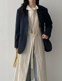 Timber Unbalanced Loose Fit Single Jacket