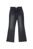 PRTN)High-rise slim flare jeans
