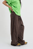Window check pajama pants