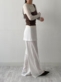 Weekly Tencel See-through Long Sleeve T-shirt