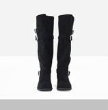 Lat Belt Suede Boots