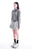 DRAPE STRAP NECK TEE