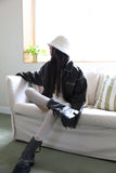 Vegan Leather Over Fit Jacket