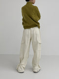 [unisex] 3way pin tuck cargo wide pants
