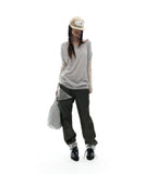 Rayon Sheer Knit Top