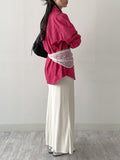 Kelly Satin Banded Long Skirt