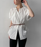 Hidden Puff Loose Fit Blouse