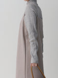Whole Garment Raccoon Ribbed Polar Knit