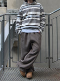 Multi Stripe String Hood