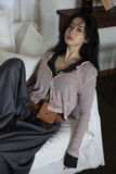 Dio see-through cardigan