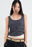 Hole pendant strap necklace