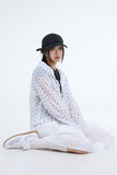 PRTN) Sheer Hoodie Windbreaker Jacket