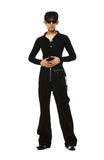 SNAP COLLAR LONG SLEEVE