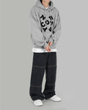 Boucle embroidered hoodie