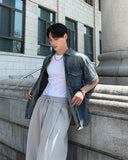 Muscle Fit Rib Short Sleeve T-Shirt