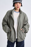Stein nylon zip-up jacket