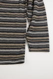 Multi stripe loose long sleeve