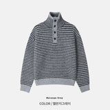 Hawk Striped High Neck Knit