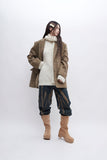 stud suede platform boots