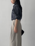 Naive Pleated Wide Slacks