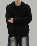 Lael Zip-Up Collar Cardigan