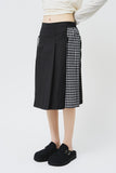 (W) Lowkey Checked Skirt