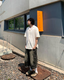 Tony Washed Cargo Bermuda Denim