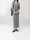 [Premium] Whole Garment Its V-neck Knit