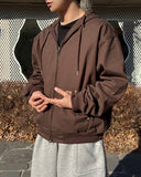 Work Rivet Hood Zip-up