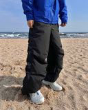 Crunch Side Shirring Pants