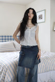 Chrome Layered Set Denim