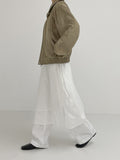 [unisex] Cut suede overfit blouson