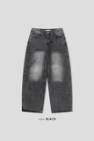 Vintage Washed Balloon Denim Pants