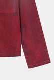 Off Velvet Denim Cropped JK