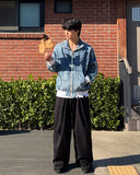 Para one-tuck slacks