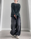 Spico Maxi Balloon Black Denim