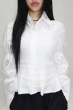 Glossy Layered Sleeveless