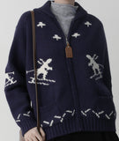 Winter Knit Zip-Up