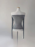 Lohan Corset Off-Shoulder Top
