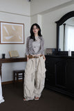 One Pleated Wrinkle Blouse