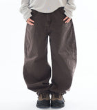 Belk ribbed balloon cotton pants