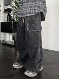 Wave Washed Balloon Cargo Denim