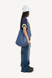 Graphic color matching roll-up T-shirt