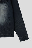 Melton Striped Denim Jacket