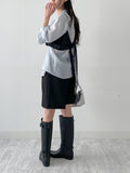 Actor Linen Two-Way Loose Fit Shirt