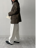 316 Rivet Balloon Wide Pants